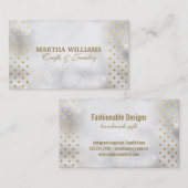 水玉模様 | ボケの背景 名刺 (正面/裏面)