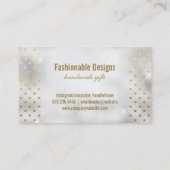 水玉模様 | ボケの背景 名刺 (裏面)