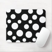 水玉模様 マウスパッド (マウス)