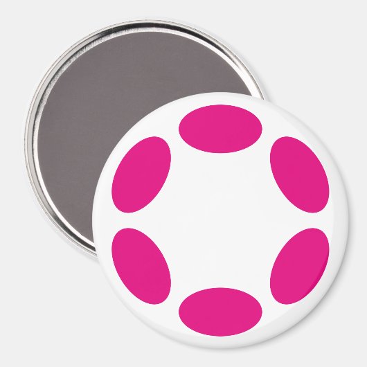 水玉模様 マグネット (正面/裏面)