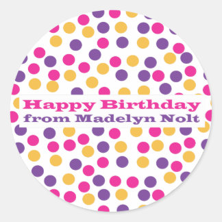 水玉模様 – マデリン ラウンドシール