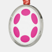 水玉模様 メタルオーナメント (左)