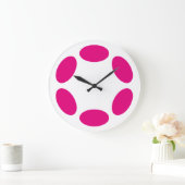 水玉模様 ラージ壁時計 (ホーム)