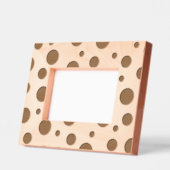 水玉模様 レーザー彫刻フレーム (左)