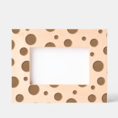 水玉模様 レーザー彫刻フレーム (正面)