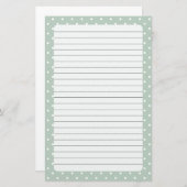 水玉模様 便箋 (正面/裏面)