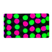 水玉模様/円 ラベル (正面)