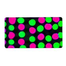 水玉模様/円 ラベル