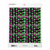 水玉模様/円 ラベル (フルシート)