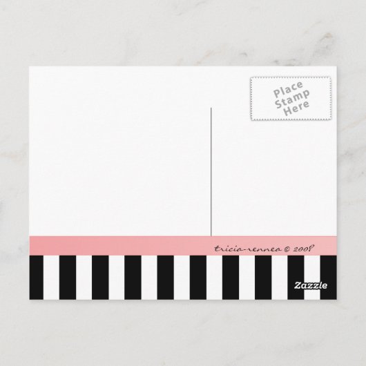 水玉模様 – 新 ポストカード (裏面)