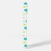 水玉模様(明るい緑の青の赤いピンクの灰色) Case-Mate iPhoneケース (裏面 / 右)