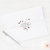 水玉模様, 水玉柄, ドット, 結婚記念日 ハートシール (封筒)