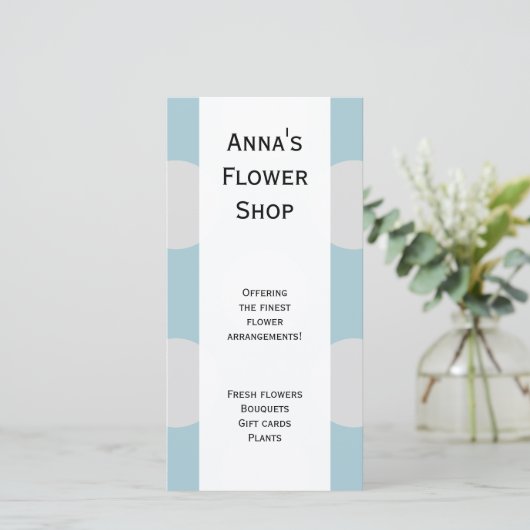 水玉模様、水玉模様パターン、ドット、青、グレー (スタンド正面)