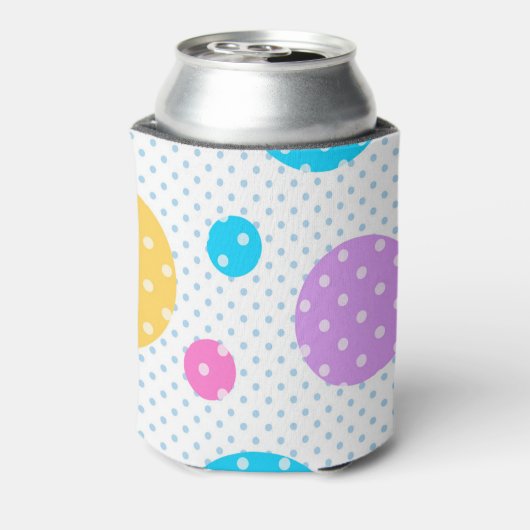 水玉模様 缶クーラー (缶裏面)