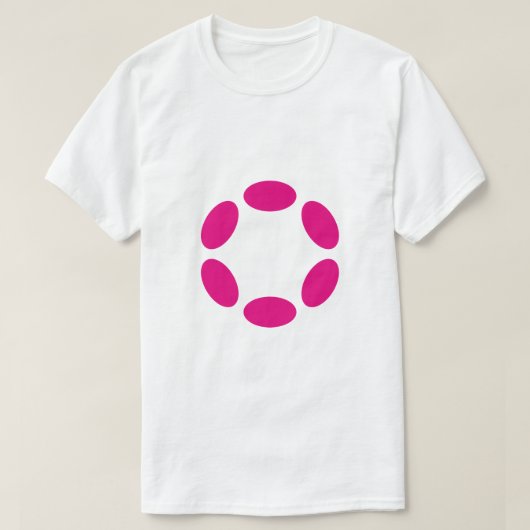 水玉模様 Tシャツ (デザイン正面)