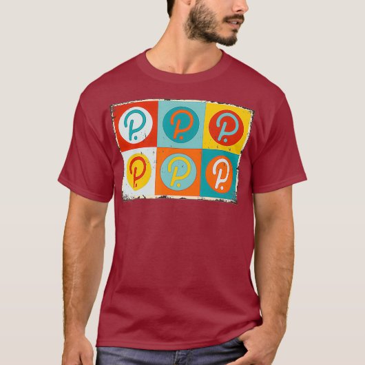 水玉模様Cryptoコイン私はDeFi DOTのように言った Tシャツ (正面)