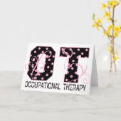 水玉模様OT カード (黄色い花)