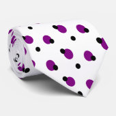 水玉模様P&Bのタイ ネクタイ (ロール)