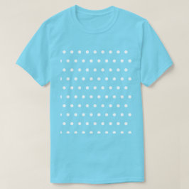 水玉模様Tシャツ（アクア&ホワイト） Tシャツ