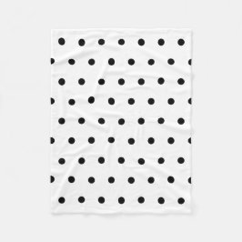 水玉 フリースブランケット