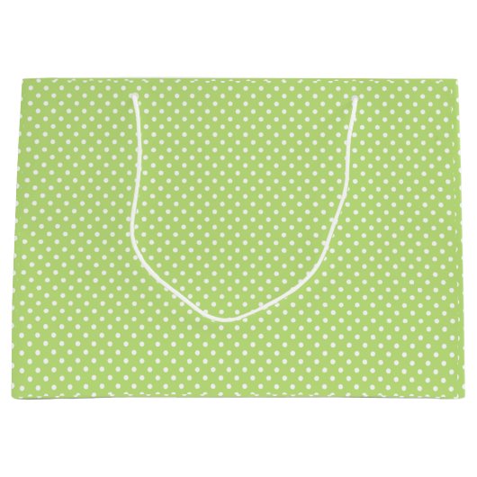 水玉 ラージペーパーバッグ (正面)