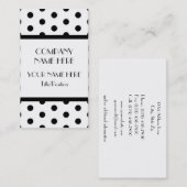 水玉 名刺 (正面/裏面)