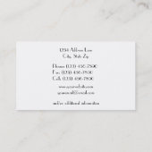 水玉 名刺 (裏面)