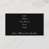 水玉 名刺 (裏面)