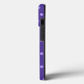 水玉 紫 パターン Case-Mate iPhoneケース (裏面 / 左)