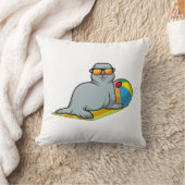 水球で日光浴をする時のシール クッション (ブランケット)