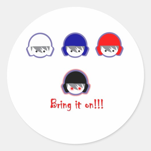 水球で運ぶ ラウンドシール (正面)