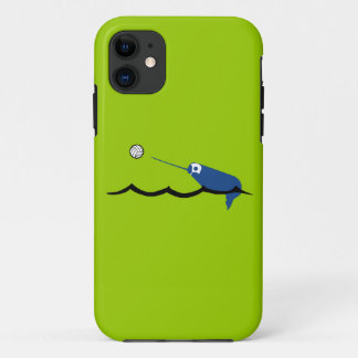 水球のNarwhal Zany Du Designs Childrenのスポーツ iPhone 11 ケース