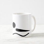 水球のWaterpoloのピクトグラム コーヒーマグカップ (正面右)
