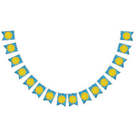 水球パーティーバナー バンティングフラッグ