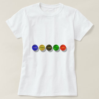水球プレーヤーおよびwaterpoloプレーヤーの球 tシャツ