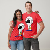 水球プレーヤーの漫画の男 Tシャツ (ユニセックス)