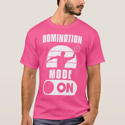 水球上の支配モード Tシャツ (正面)
