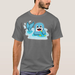 水球付きイルカ Tシャツ