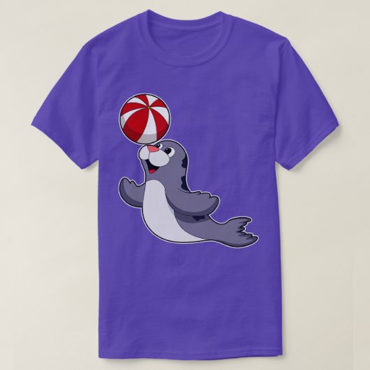 水球付きシール Tシャツ (デザイン正面)