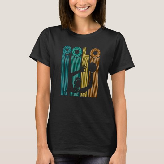 水球競技用ポロ引用文 Tシャツ (正面)