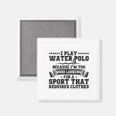 水球選手 |スポーツチームのトレーナーギフト マグネット (正面/裏面)