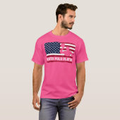 水球選手Usフラッグ水球選手 Tシャツ (正面フル)