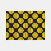 水球 フリースブランケット (正面(横))