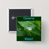 水環境にやさし節約ギフト&ギア 缶バッジ (正面&裏面)