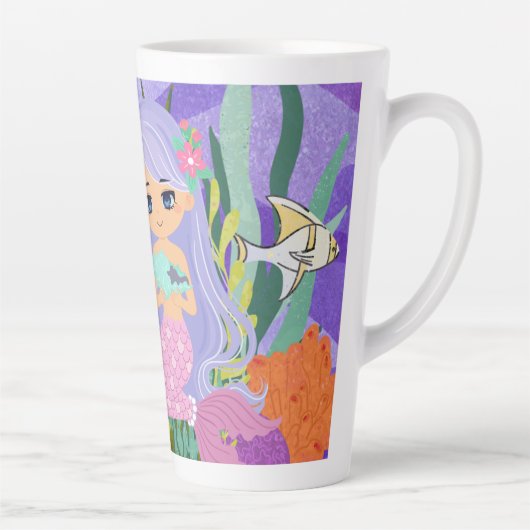 水瓶入りのメイド海 カフェラテマグ (右)