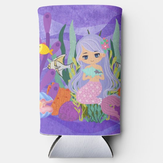 水瓶入りのメイド海 スリム缶クーラー (正面)