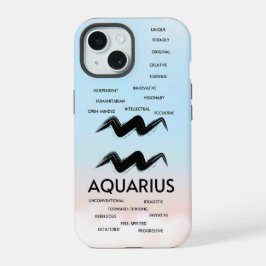 水瓶座のホロスコープの特徴 女子 iPhone 15ケース
