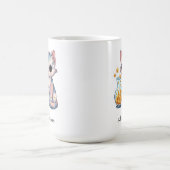 水瓶座の天体星座マグカップ - ピンクの水瓶 コーヒーマグカップ (中央)