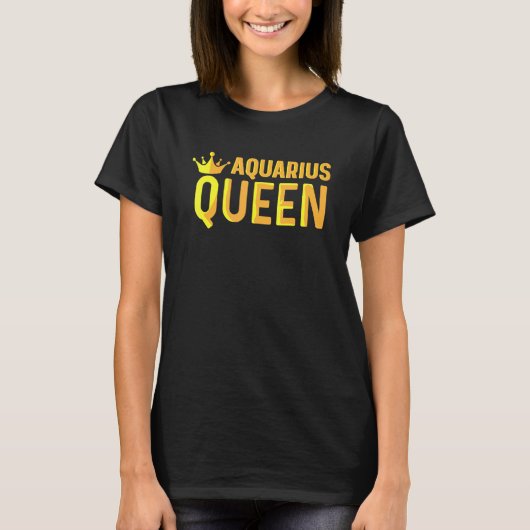 水瓶座の女王解放 Tシャツ (正面)