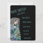 水瓶座の招待状 招待状 (裏面)